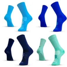 Kit 4 Meias Performance Poliamida Cano Longo Anti Bolhas Treino Corrida Esportiva Masculino Feminino