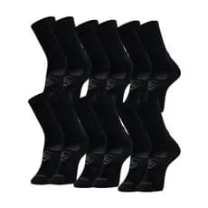 Kit 6 Meias Poliamida Cano Longo Corrida Ciclismo Crossfit Performance