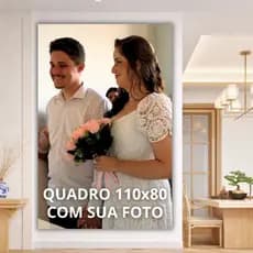Quadro Decorativo Placa Decorativa Grande 110x80 Personalizado Com Sua Foto Qualquer Imagem Decore
