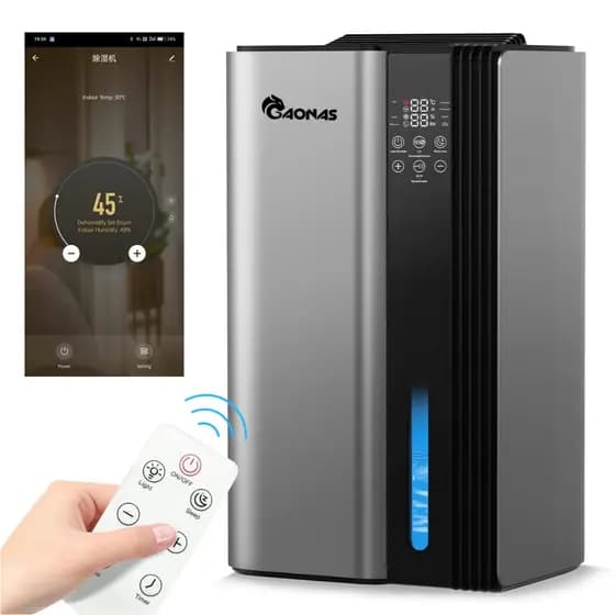 Desumidificador De Ar Ambiente Eletrico Antimofo 3000ml Portátil c/ Led Importway Pret E App Bivolt de Elétrico 127-220v
