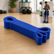 Super Band Azul Alta Resistência Elástico Extensor 208 cm MIG Crossfit Pilates Musculação Funcional