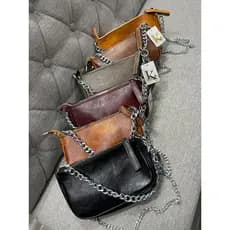 Bolsa Crossbody Feminina Transversal Tiracolo Com Alça Ajustável Couro Premium - Promoção
