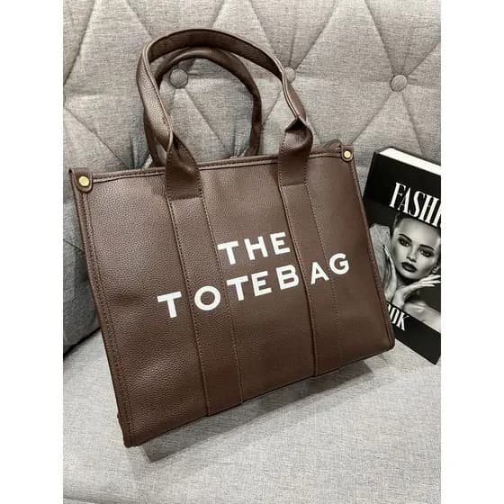 Bolsa Feminina Grande The Tote Bag Couro PU Diversas Cores Com Alça de Ombro e Transversal - ORIGINAL