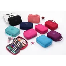 Estojo Escolar Feminino Masculino Grande Box Juvenil Martelasse Organizador Jumbo Box Compartimentos Interno