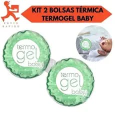 Kit 2 Bolsas Termo Gel Baby Compressa Térmica Quente Fria Alivio de Dor Para Bebês Crianças Recém Nascidos