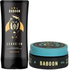 Kit Pomada De Cabelo Efeito Brilho + Creme De Pentear Baboon