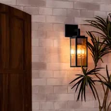 Arandelas Lustre Vintage Aero Cobre Retro Elegante Muro Parede Externo Iluminacao Suave