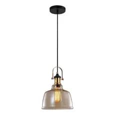 Lustre Pendente de Teto Soho Ambar Premium Bivolt Blumenau Vintage Retro Classico Casa Cozinha Sala
