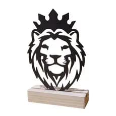 Enfeite Leão Decorativo De Mesa/Sala/ Escritório Igreja, Lar e Eventos Religiosos