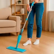 Mop Spray Esfregão Rodo Mágico Com Reservatório Refil Limpeza