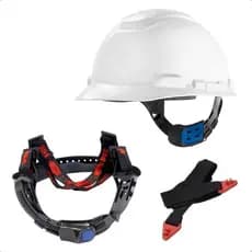 Capacete de Segurança 3M H-700 EPI com Suspensão de Catraca Ventilado Profissional com CA
