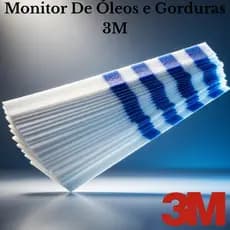 Kit 20 Tiras Monitor de Óleo Gordura 3M Original para frituras cozinhas e frituras