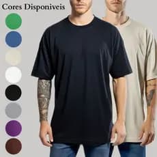 Kit 2 Camiseta Oversized Unissex Algodão Premium Streetwear Básica