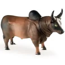 Brinquedo Boi Touro Em Vinil Farm Animais Da Fazenda Bee Toys