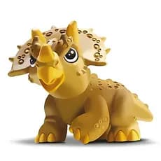 Boneco Baby Triceratops Dinossauro Bebê Super Macio Vinil - Bee Toys -