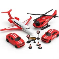 Missão Resgate Com Avião Helicóptero Carros E Acessórios Brinquedos
