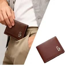 Carteira de Couro Masculina Premium | Porta Cartões Slim | Design Minimalista | Alta Durabilidade