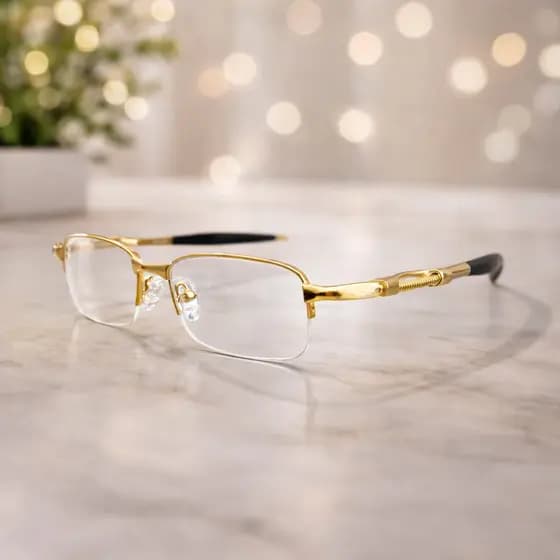 Armação de Óculos com Mola Lentes Sem Grau Oculos Molinha Lupa de Descanso