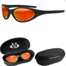 Óculos Espelhado Esportivo Protecao Ciclismo Bike Uv + case qualidade premium presente