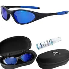 Óculos sol masculino espelhado esportivo protecao uv preto original verde acetato uv400