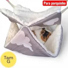 Rede G, cama, toca, casinha para Porquinho da índia e Colônia de rato twister.