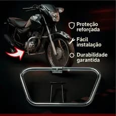 Mata Cachorro Universal  Todos os Anos Moto 125 150 160 Fixação Suporte