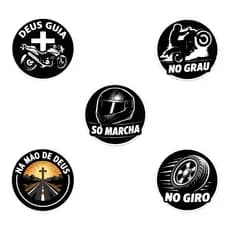 01 UNIDADE de Adesivo para motos SORTIDO