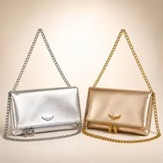 Kit Bolsa Feminina 2 Peças Premium Luxo Ombro Transversal Moda Elegante