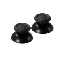 Par Botão Analógico Capa Para Controle Ps4 Preto e Cinza
