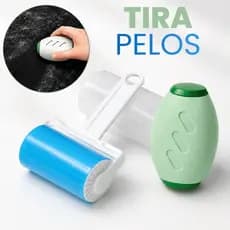 Removedor De Pelos Roupas Lavável Rolo Reutilizável Portátil Pet Com Capa Protetora