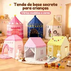 Tenda Infantil Princesa Castelo Grande, Cabana para Meninas, Barraca de Brincar, Oferta
