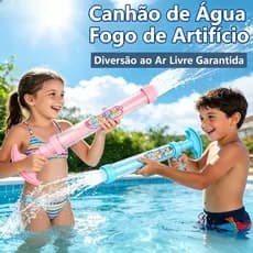 Super Brinquedo de Água Spray Jato Forte Infantil para Piscina, Praia, Quintal e Verão