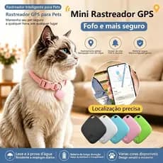 Smart Air Tag Pet Tracker iPhone ,  À Prova d'Água,Emite Som, Segurança Animal, Coleira/Chaveiro