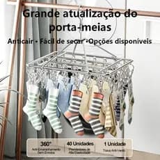0 Clips Stainless Steel Clothesline Pegs Underwear Hanger for Small