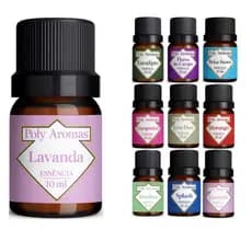 Essências Hidrossolúvel Kit com 6 Unidades Concentradas Para Difusor/Aromatizador/Umidificador