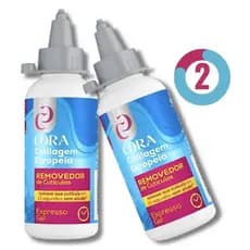 Kit Removedor Cutículas Cutilagem Europeia Cora Gel 100ml - 2 Unidades