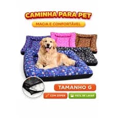 Cama Colchao Colchonete para pet Cachorro Gato Grande 93 x 70 cm