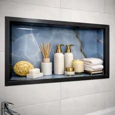 Nicho Prateleira de Porcelanato Para Banheiro 60x30cm — Embutido para Banheiro, Lavabo e Lavanderia