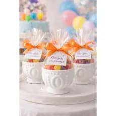 Kit Vasinho Potinho de Gesso Decorativo Lembrancinha para Centro de Mesa, Festa, Mesa Posta Elegante