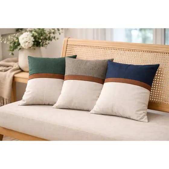 Kit 4 Capas de Almofada em Linho Premium Decorativas
