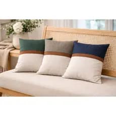 Kit 4 Capas de Almofada em Linho Premium Decorativas