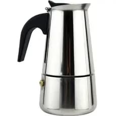 Cafeteira Italiana Inox para 6 Xícaras – 300ml Clássica com Pressão | Café Forte e Aromático