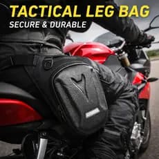 Pochete De Perna Motociclista Impermeável Tática Moto Viagem Bolsa De Cintura Multifuncional