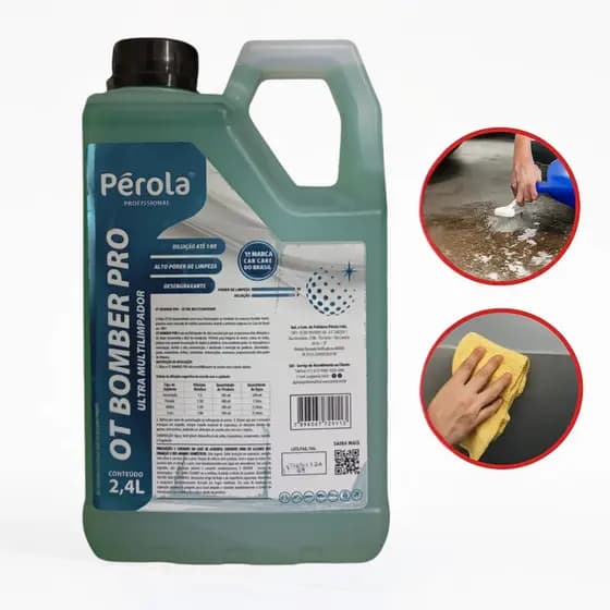 OT Bomber Pro Pérola 2,4L | Multilimpador Desengraxante Automotivo para Lava-rápidos e Uso Geral