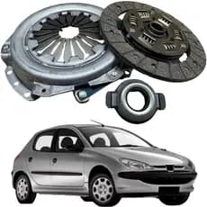 Kit Embreagem ROC para 206 1.0 16V BE4 2001 até 2007 74316