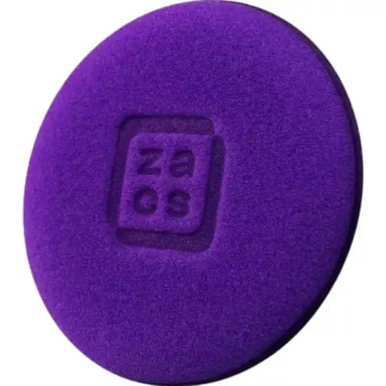 Aplicador Espuma Roxo ZACS 9.5x2 cm Automotivo – Perfeito para Shampoo, Cera e Detailing!
