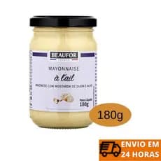 Maionese com Alho e Mostarda Dijon Beaufor Francesa 180g