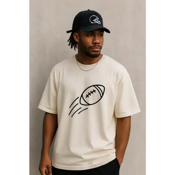 Camiseta Oversized Futebol Americano