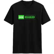 Camiseta Unissex Fórmula 1 DRS Enable 100% Algodão