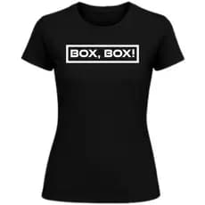 Baby Look Feminina Formula 1 Box Box 100% Algodão